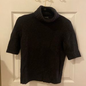 Lauren by Ralph Lauren sweater•dark grey•wool/cashmere-angora blend•Small•EUC